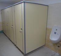 Туалетные перегородки кабины ЛДСП с покрытием CPL